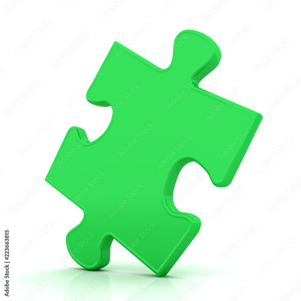 Green puzzle - conceptual image. Green puzzle - conceptual image.
