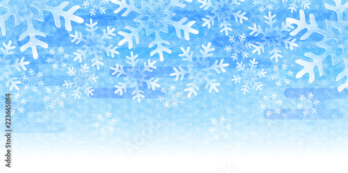 クリスマス　雪　冬　背景 