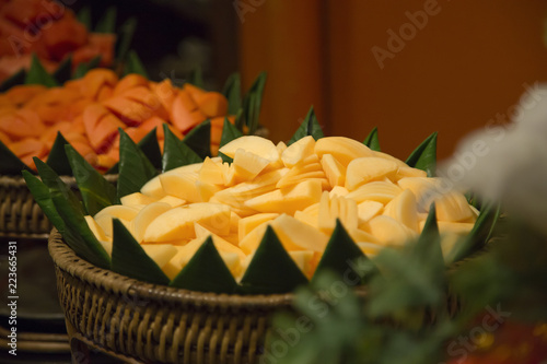 Cantaloupe slices © sorraphurk