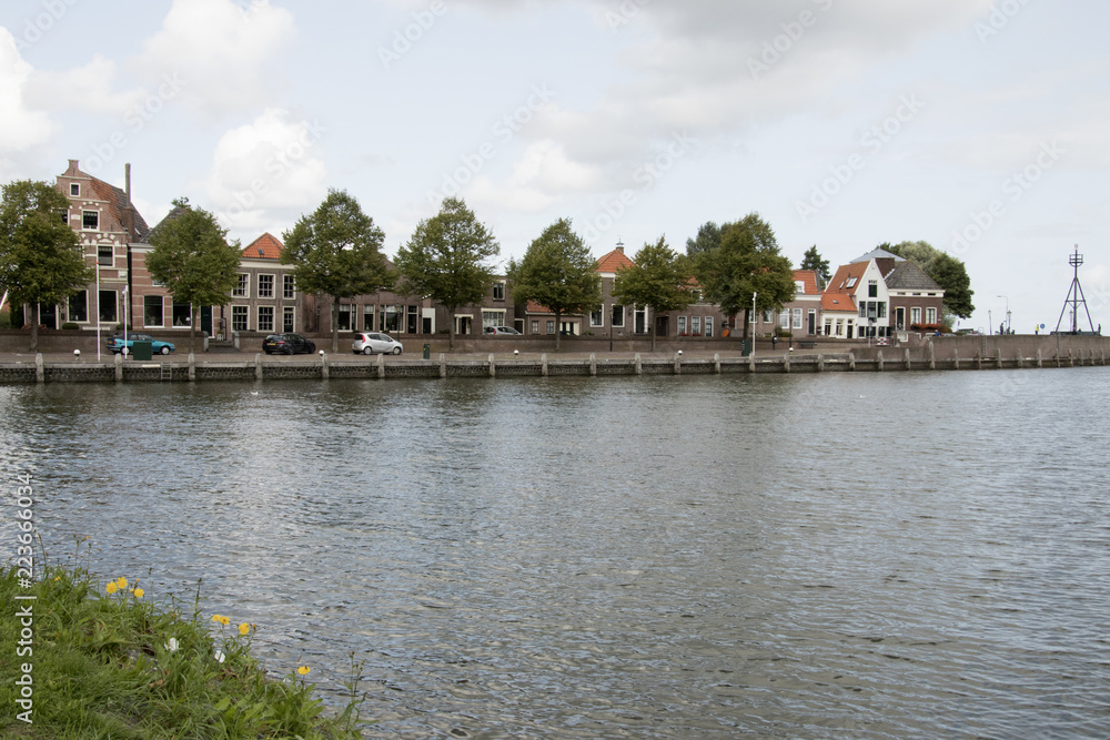 East harbor (Oosterhaven) is the entrance to Medemblik from the IJsselmeer