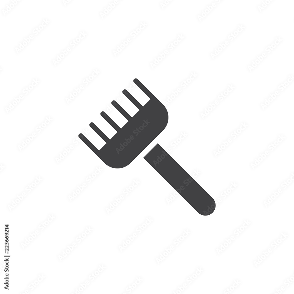 Rake vector icon. filled flat sign for mobile concept and web design. Gardening tool simple solid icon. Symbol, logo illustration. Pixel perfect vector graphics Rake vector icon. filled flat sign for mobile concept and web design. Gardening tool simple solid icon. Symbol, logo illustration. Pixel perfect vector graphics
