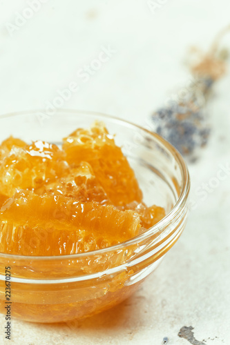 sweet honey on the table