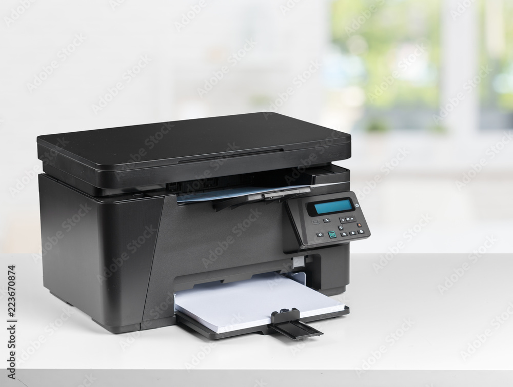 Printer, copier, scanner. Office table Printer, copier, scanner. Office table