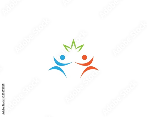 Healthy Human logo template