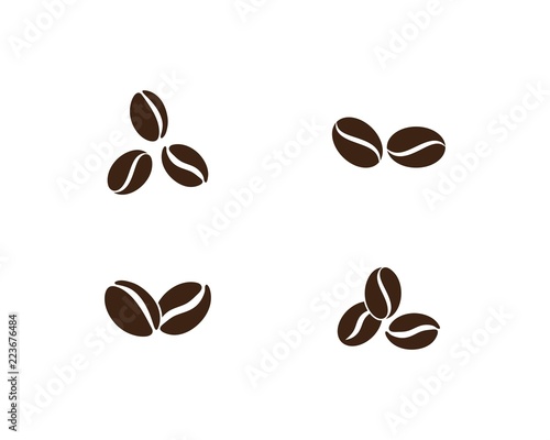 Coffee beans Logo Template