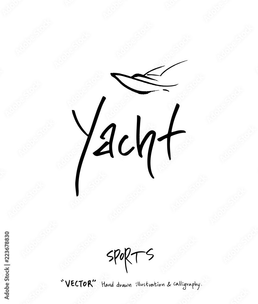 스포츠 포스터 / 손으로 그린 스포츠 그림