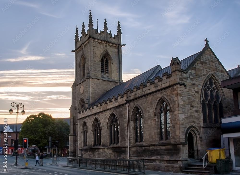 The former St Michael's Church in Chester, Cheshire UK