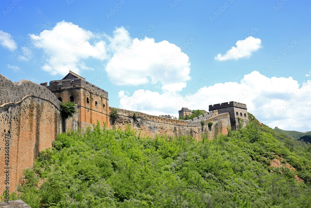 Obraz premium The Great Wall is in China.