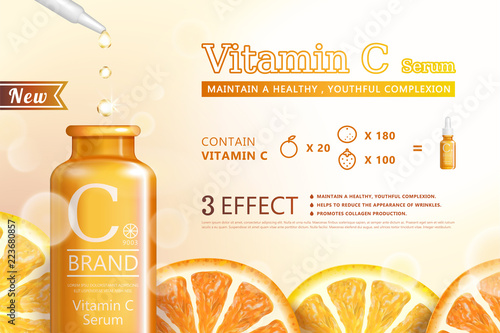 Vitamin C serum ads