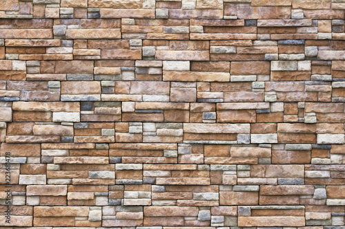 densely stacked up Stone wall