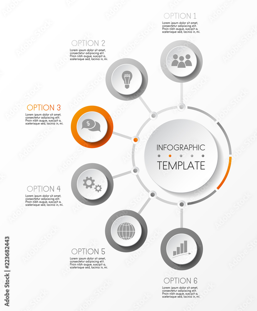 Infographic layout with business icons. Vector. Infographic layout with business icons. Vector.