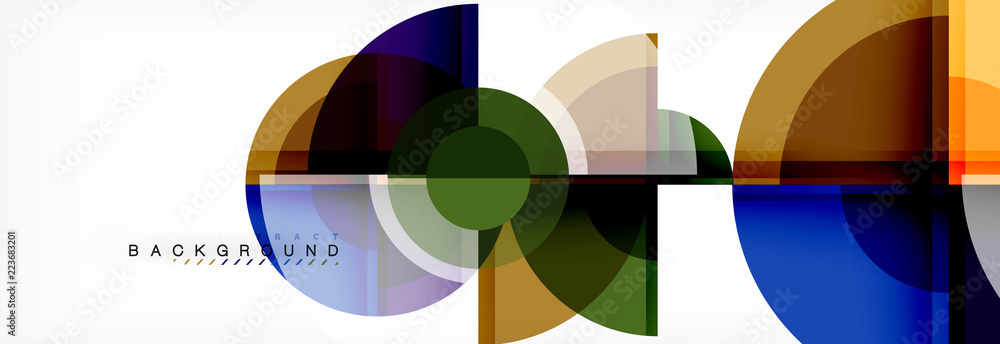 Vector fantastic circle modern geometric background template Vector fantastic circle modern geometric background template