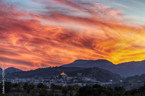 Amazing Sunset on the island of Mallorca © Christian Kaehler
