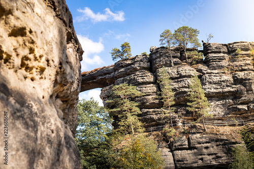 Rocks of Hrensko Bohemia Switzerland photo