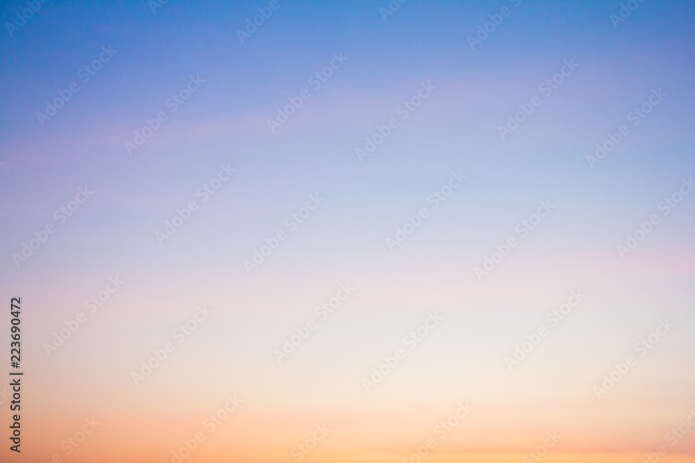 Twilight sky with cloud at sunset Abstract background - obrazy, fototapety, plakaty 