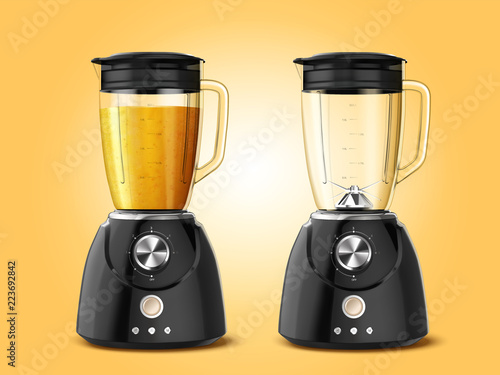 Set of juicer blender appliances photo