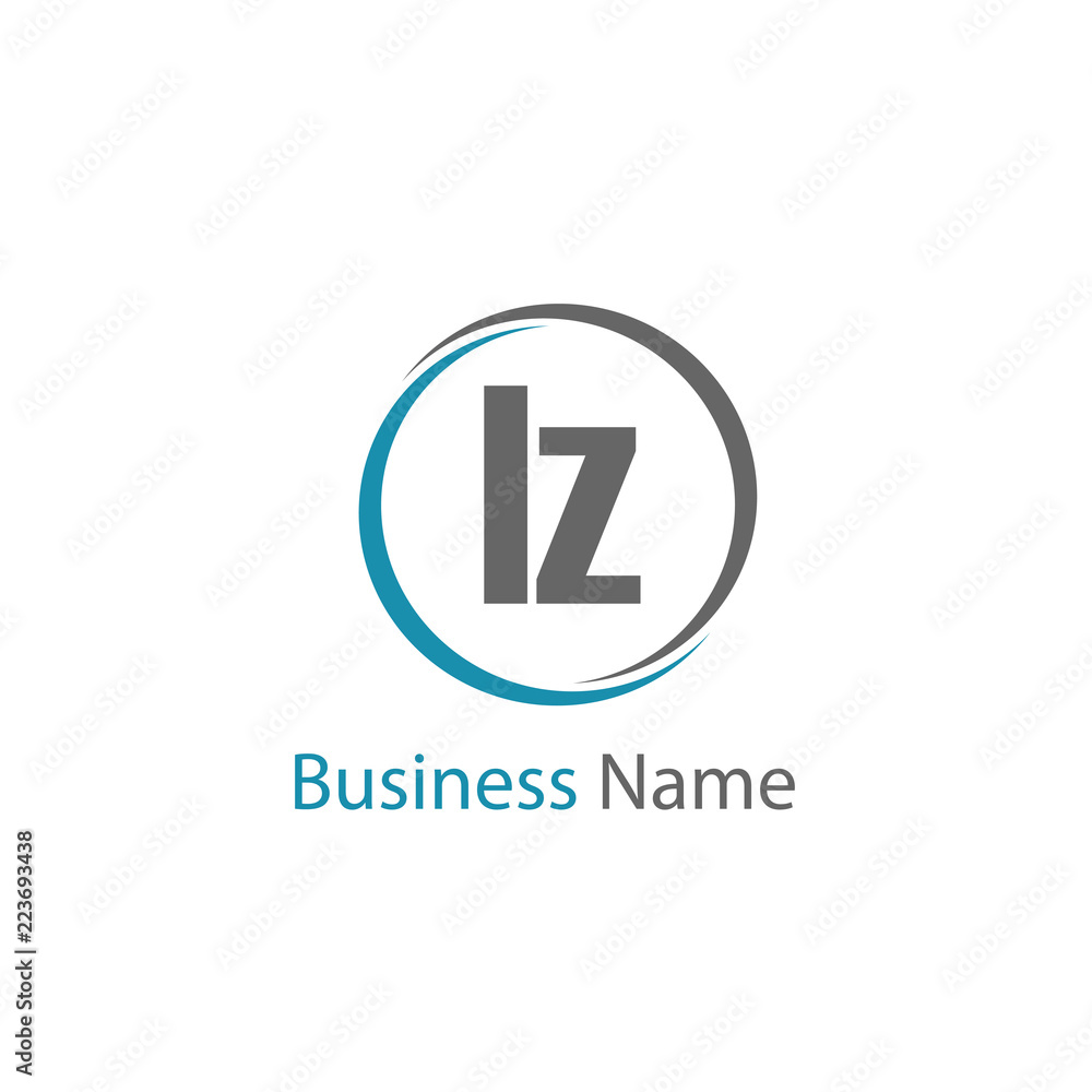 Initial Letter LZ Logo Template Design Initial Letter LZ Logo Template Design