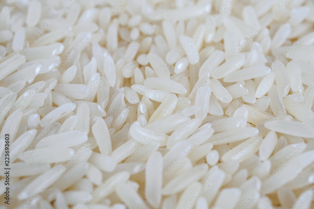 Thailand Jasmine rice texture background close up Thailand Jasmine rice texture background close up