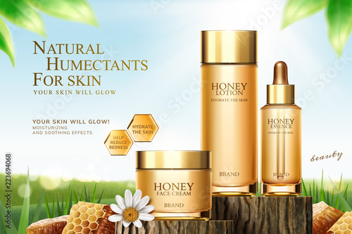 Honey skincare ads