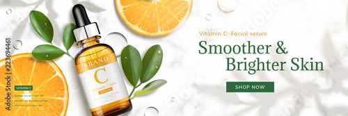 Vitamin C essence banner ads