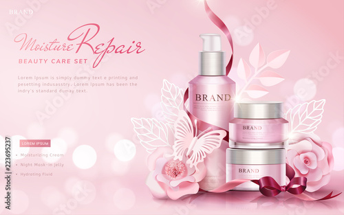 Beauty care set ads