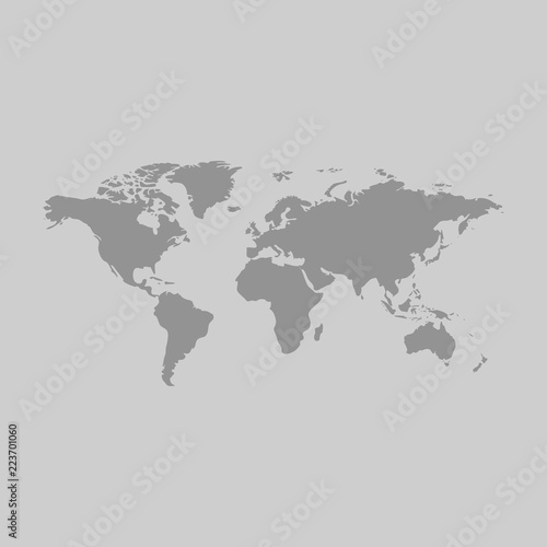 World map. Eps10