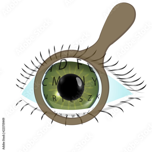 World sight day concept background. Flat illustration of world sight day vector concept background. The image of an eye.