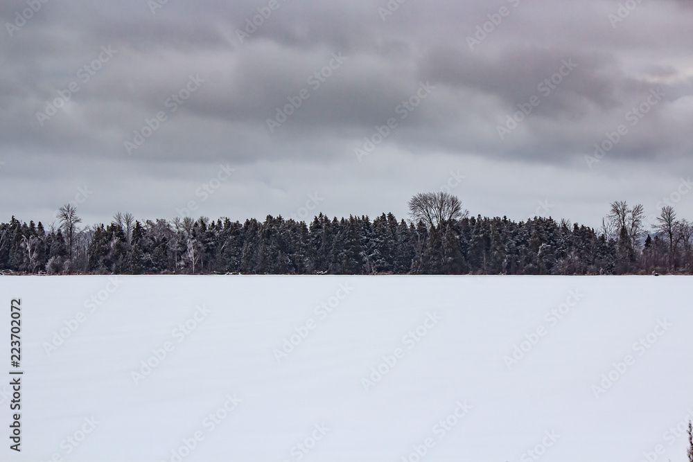 Frozen wilderness in Northern