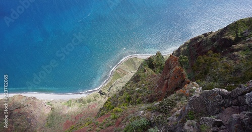 lirotal et océan vus d'en-haut