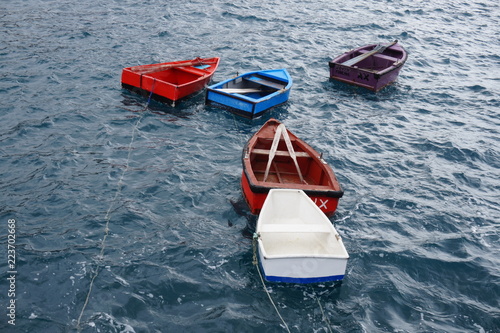 Barques pour la pêche