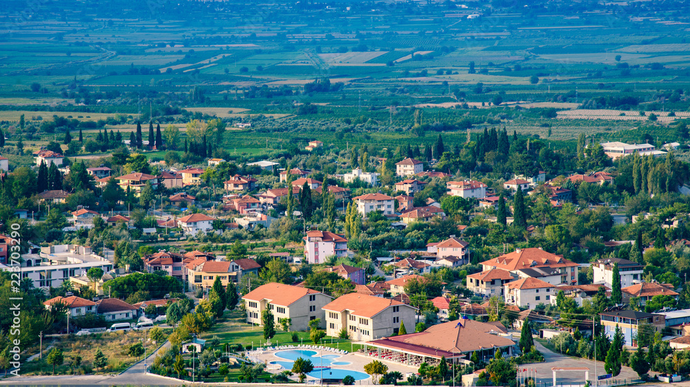 View of the Turkish village