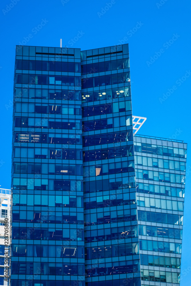 Fototapeta premium Modern buildings in central Tel Aviv, Israel
