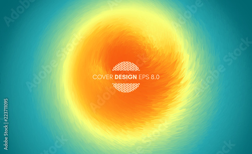 Water surface. Modern screen design for mobile app and web design. Nature background. Vector illustration.
