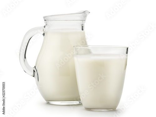Natural whole milk Fototapet