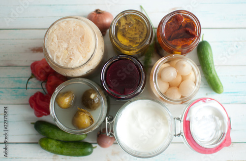 Collection of naturally fermented foods