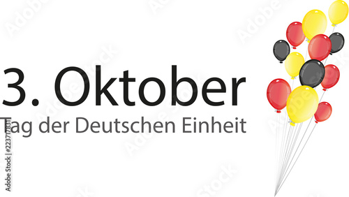 Wiedervereinung, 3. Oktober - Tag der deutschen Einheit, Feiertag, Deutschland