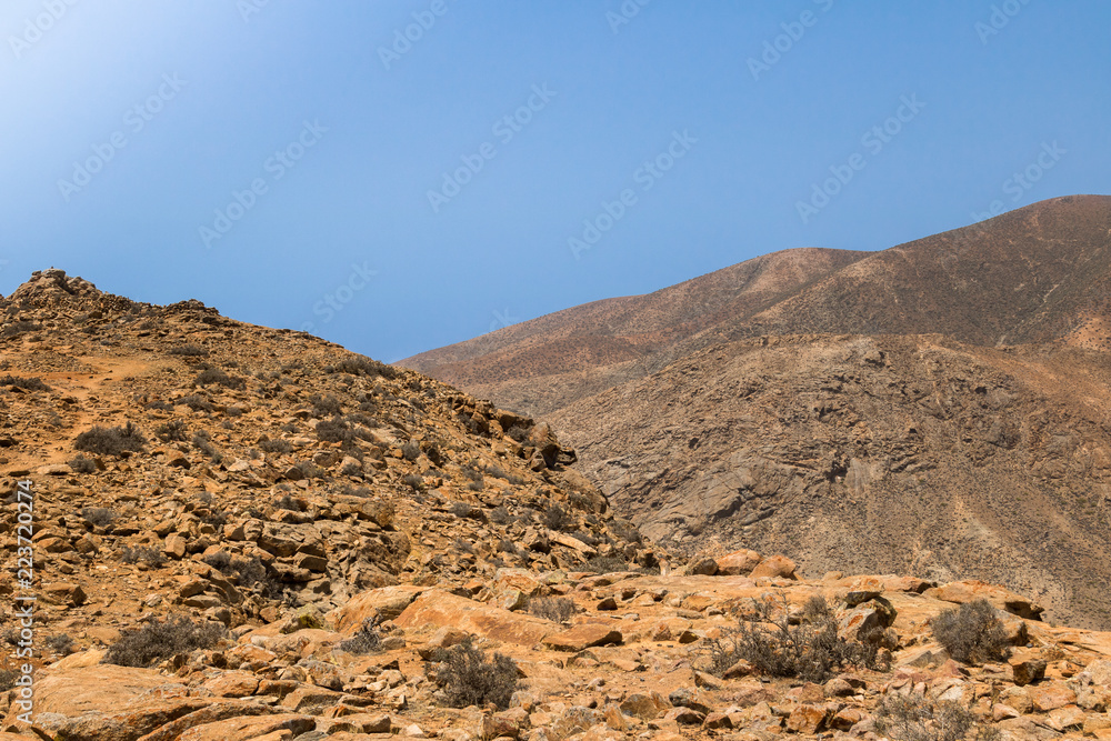 Wüstengebirge auf Fuerteventura