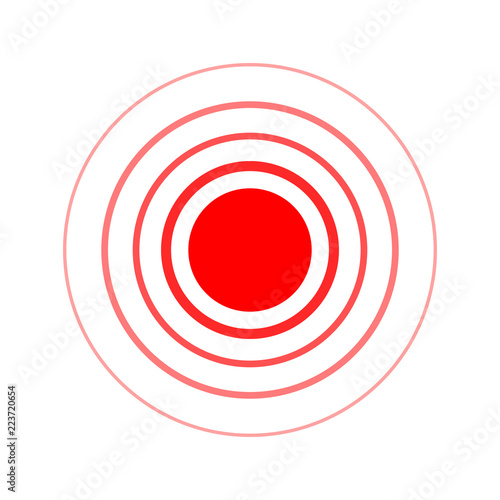 Circle icon. Vector illustration.
