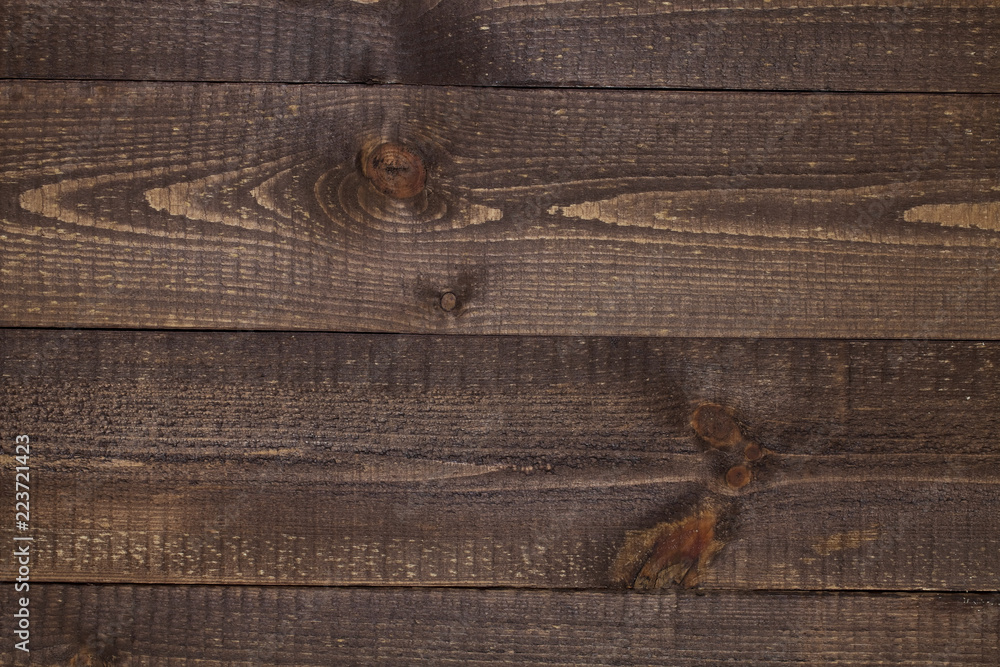 Close up of dark rustic wall made of old wood table planks texture. Rustic brown wood table texture background template for your design. Close up of dark rustic wall made of old wood table planks texture. Rustic brown wood table texture background template for your design.