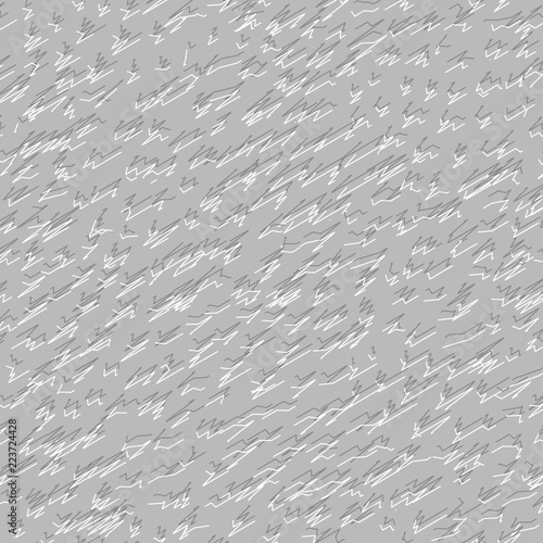 Seamless pattern. Vector geometric texture with scratches