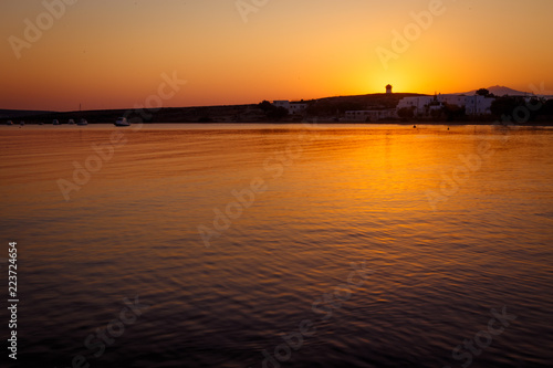 sunrise over lighthouse and sea in mediteranean greek cycladic island paros 3 © FarfallaPhotographie