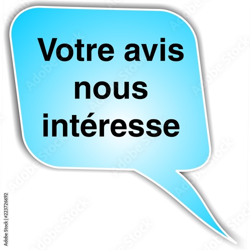 bulle votre avis nous intéresse