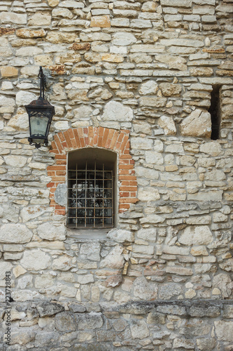 Lantern on the wall. Olesko castle
