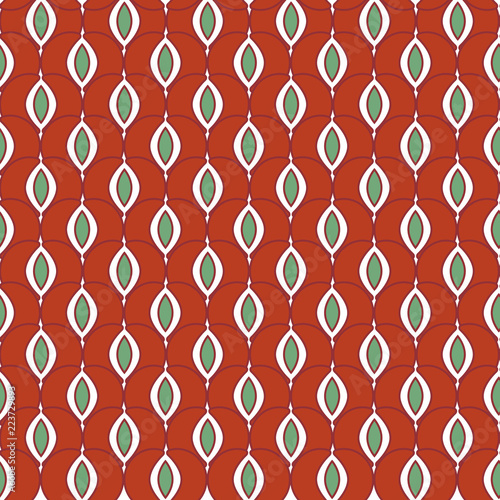 Seamless rounded abstract pattern background. Vector texture