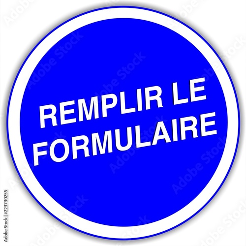 bouton remplir le formulaire