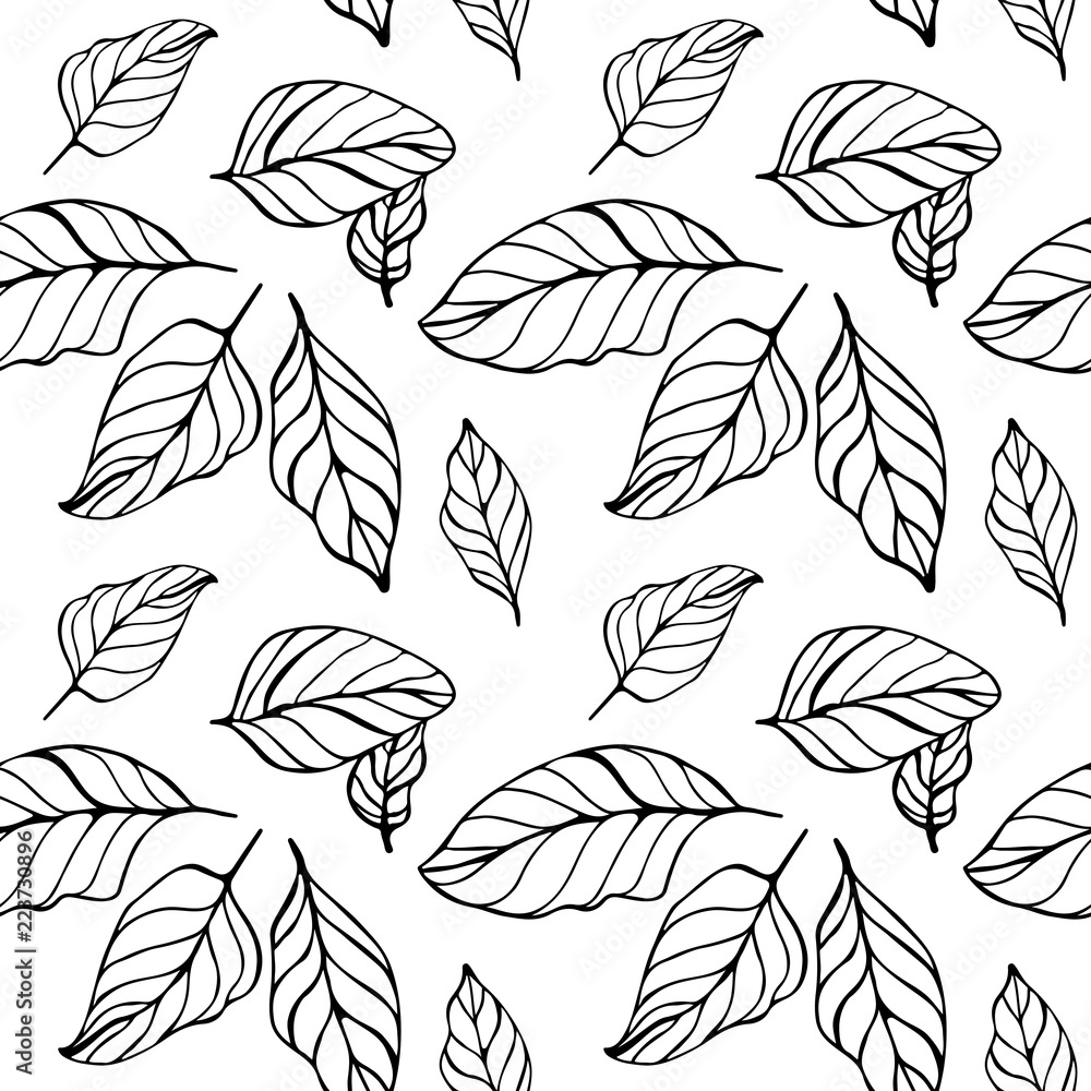 Vector Leaf pattern.