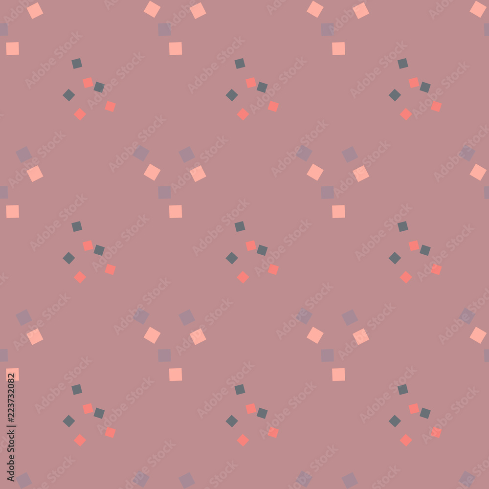 Seamless background pattern with colored varied squares. Seamless background pattern with colored varied squares.