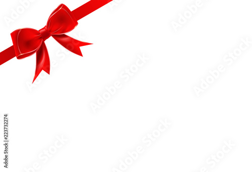 Gift Card Template Ribbons and Bow