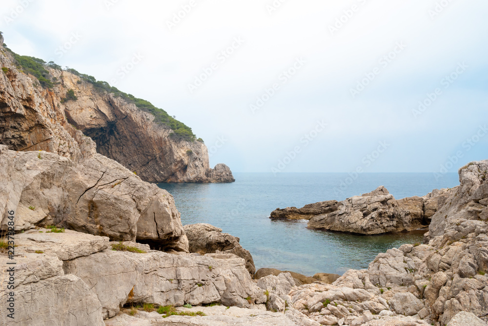 Breathtaking landscapes along Costa Brava in Catalonia Spain