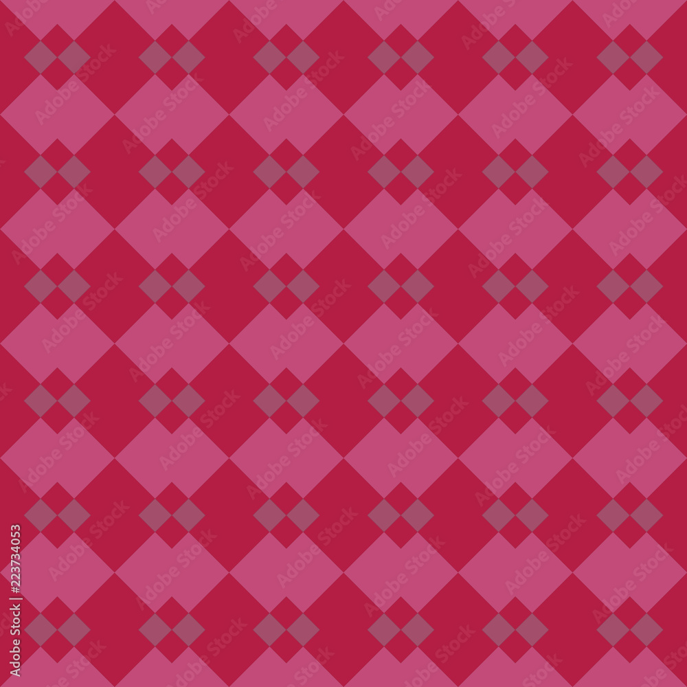 Fototapeta premium Seamless pattern background from a variety of multicolored squares.